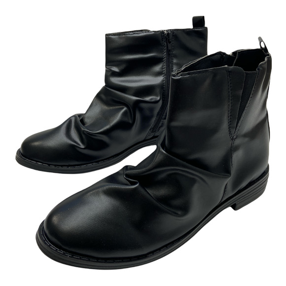 NWT Zulily Ruched Ankle Boots Size 10 - Picture 1 of 4